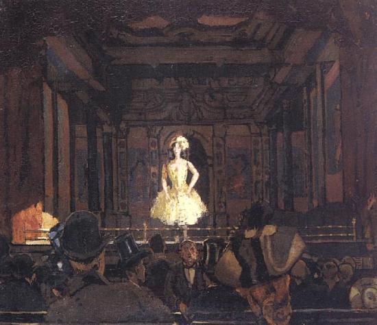 Walter Sickert Gatti's Hungerford Palace of Varieties:Second Turn of Katie Lawrence oil painting picture
